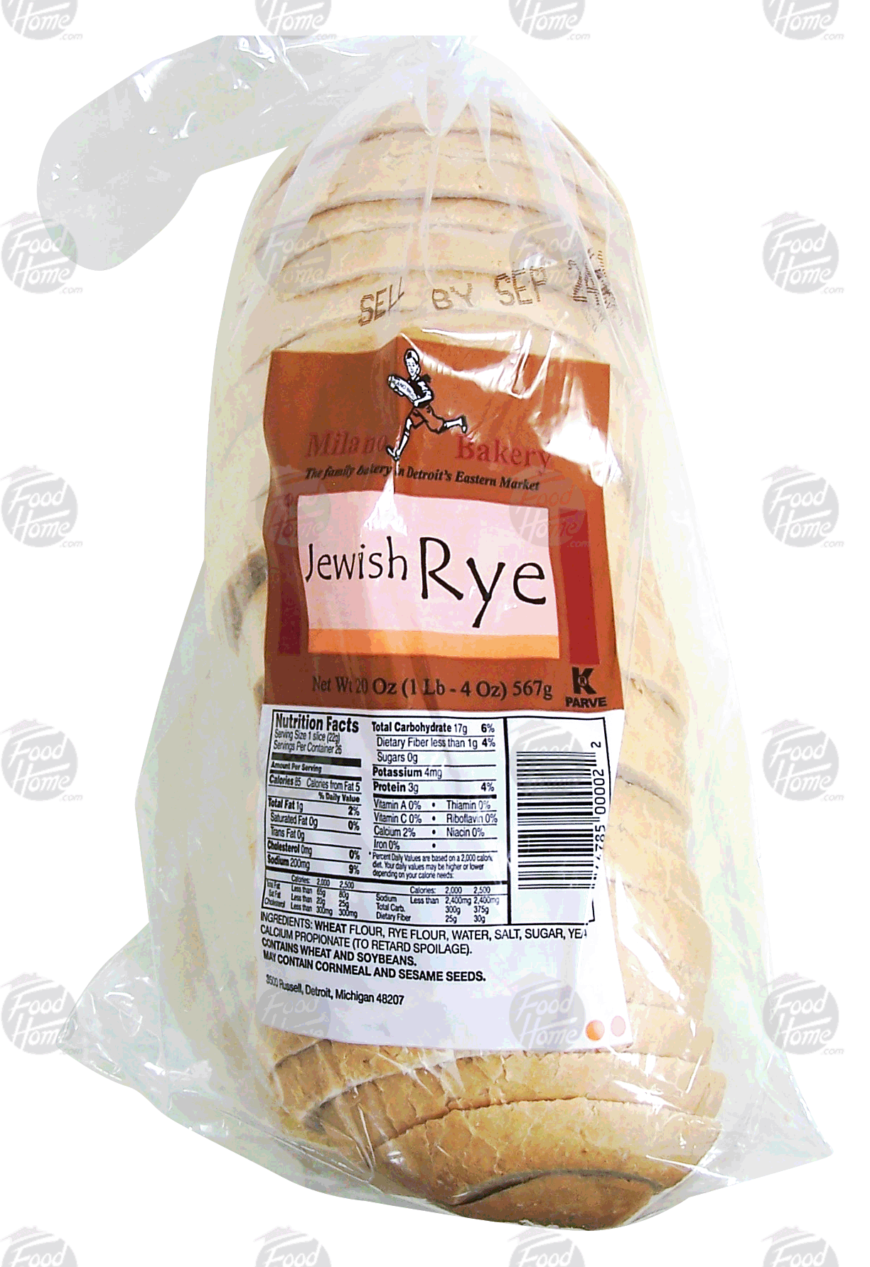 Milano Bakery  jewish rye bread Full-Size Picture